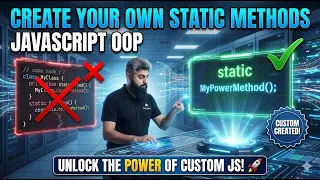 Create Your Own Static Methods JavaScript OOP