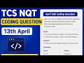 TCS NQT 13th April Coding Question Remove Duplicates Reverse Array Easy Explanation