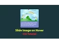 Slide image on hover css effect - Html css