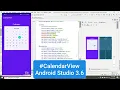 How to add CalendarView in Android Studio