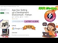 App Dev Setting up a Development Environment - Python