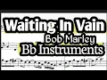 Download Lagu Waiting In Vain Tenor Sax Soprano Clarinet Trumpet Sheet Music Backing Track Play Along Partitura