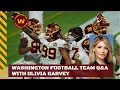 Washington Football Team Q A with Olivia Garvey of ABC - TV