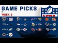 Week 9 Game Picks GameDay View