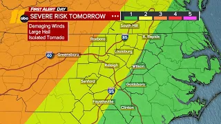 LIVE ABC11 Radar Severe weather could impact Triangle Monday