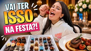 Provando TUDO o que vai ter na minha festa de 15 anos — DIÁRIO DA DEBUTANTE #8