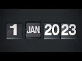 1 Minute Countdown Clock Timer Version 1 Jan 2022 to 1 Jan 2023 Happy New year 2023