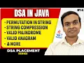 Top String Interview Questions in Java LeetCode GFG DSA in Java Full Course