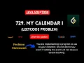 729 My Calendar I java solution