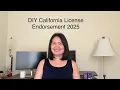 DIY California License Endorsement 2025 Foreign Graduate Filipino Nurse