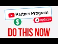 How to Accept the NEW YouTube Partner Program Terms Action Required Notice
