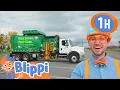 Lagu Garbage Trucks for Children with Blippi | Learn About Recycling