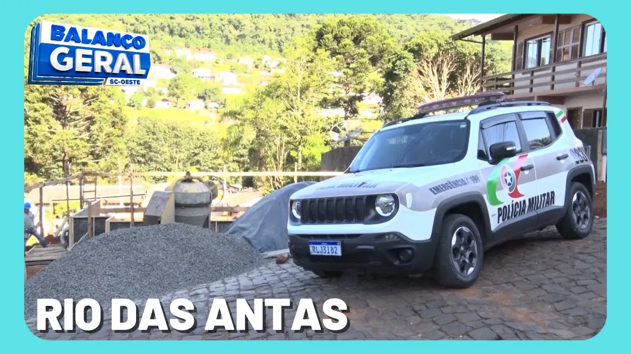 Iniciam as obras do novo destacamento da Polícia Militar em Rio das Antas