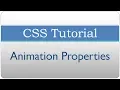 CSS Tutorial 43 - Animation Properties