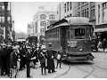 Streetcars in New Bedford and Fairhaven Massachusetts in 1921