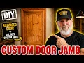 How to Build a Custom Door Jamb for a Salvaged Door