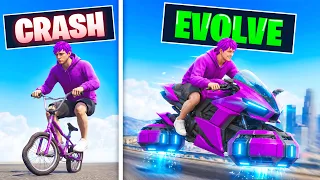 Every Time I Crash, My Bike EVOLVES in GTA!