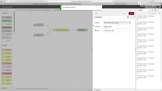 05 170 Node-RED project The RBE Report by Exception node