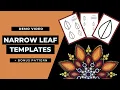 NARROW LEAF TEMPLATES BONUS PATTERN - DEMO
