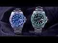 Rolex Hulk vs Smurf Review Rolex Submariners With A Splash of Color