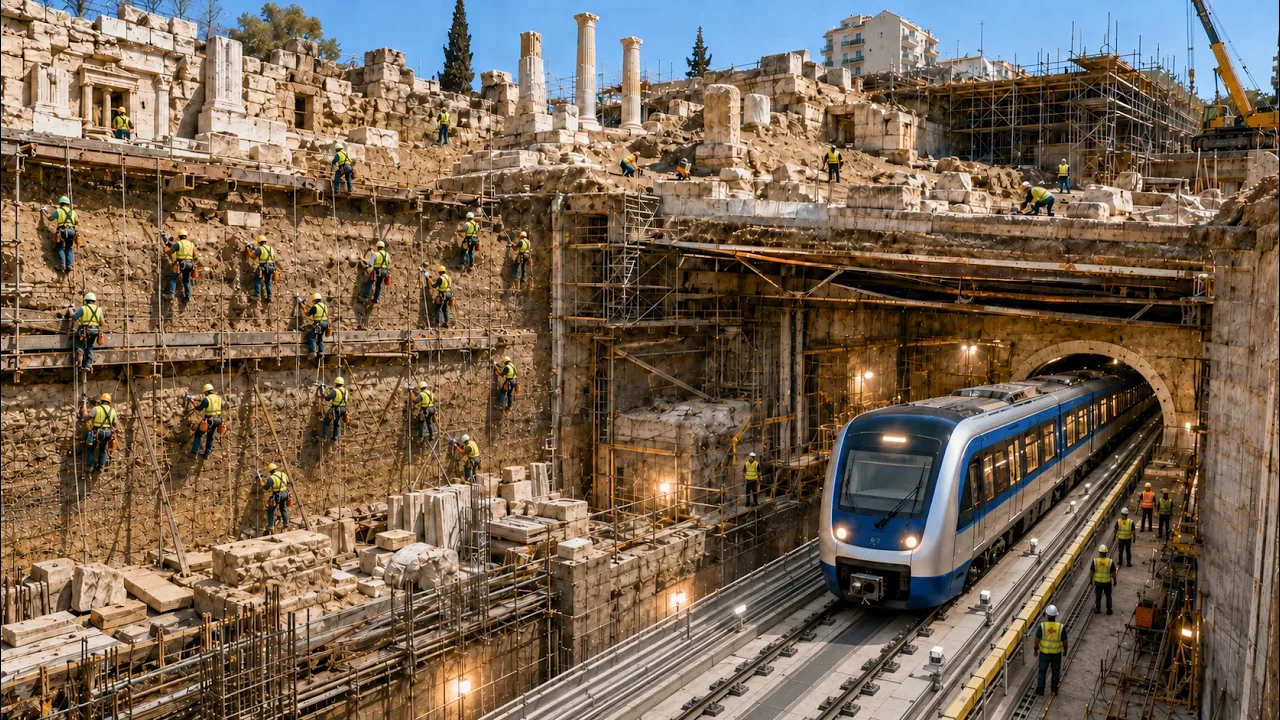 How Greece Built a $3B Metro That Kept Unearthing Ancient Rome: video thumbnail