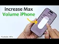 Lagu Hoe het maximale volume op de iPhone te verhogen