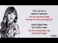 Download Lagu Taylor Swift - August | Lirik Lagu Terjemahan