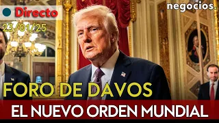 DIRECTO | Donald Trump en el Foro de Davos: El miedo de las élites frente a un nuevo orden mundial