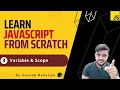 Variable and Scope JavaScript Tutorials for Beginners