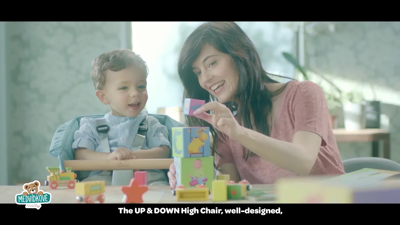 Dětské jídelní židličky - Jídelní židle ze dřeva Up & Down High Chair Beaba - 7