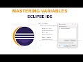 Mastering Variables in Java with Eclipse Tamil Programming Tutorial
