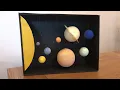 How to make a solar system model