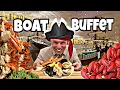 World Famous Seafood BOAT BUFFET and LOBSTER
