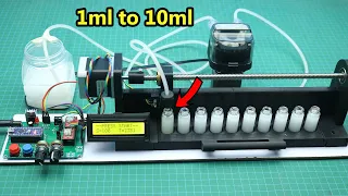 DIY Micro Filling machine for Medicine, Serum & Scent - Very Accurate