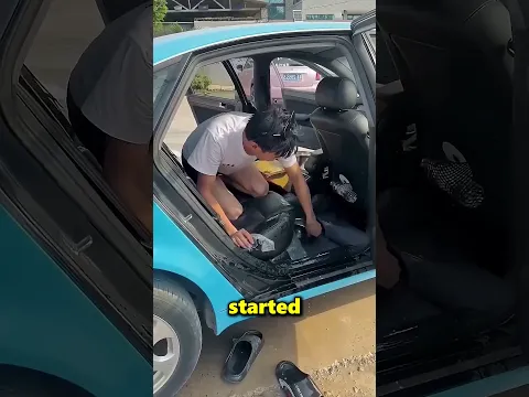 This Guy Made a Swimming Pool Inside His Car 😲