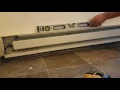 Installing Electric Baseboard Heater DIY