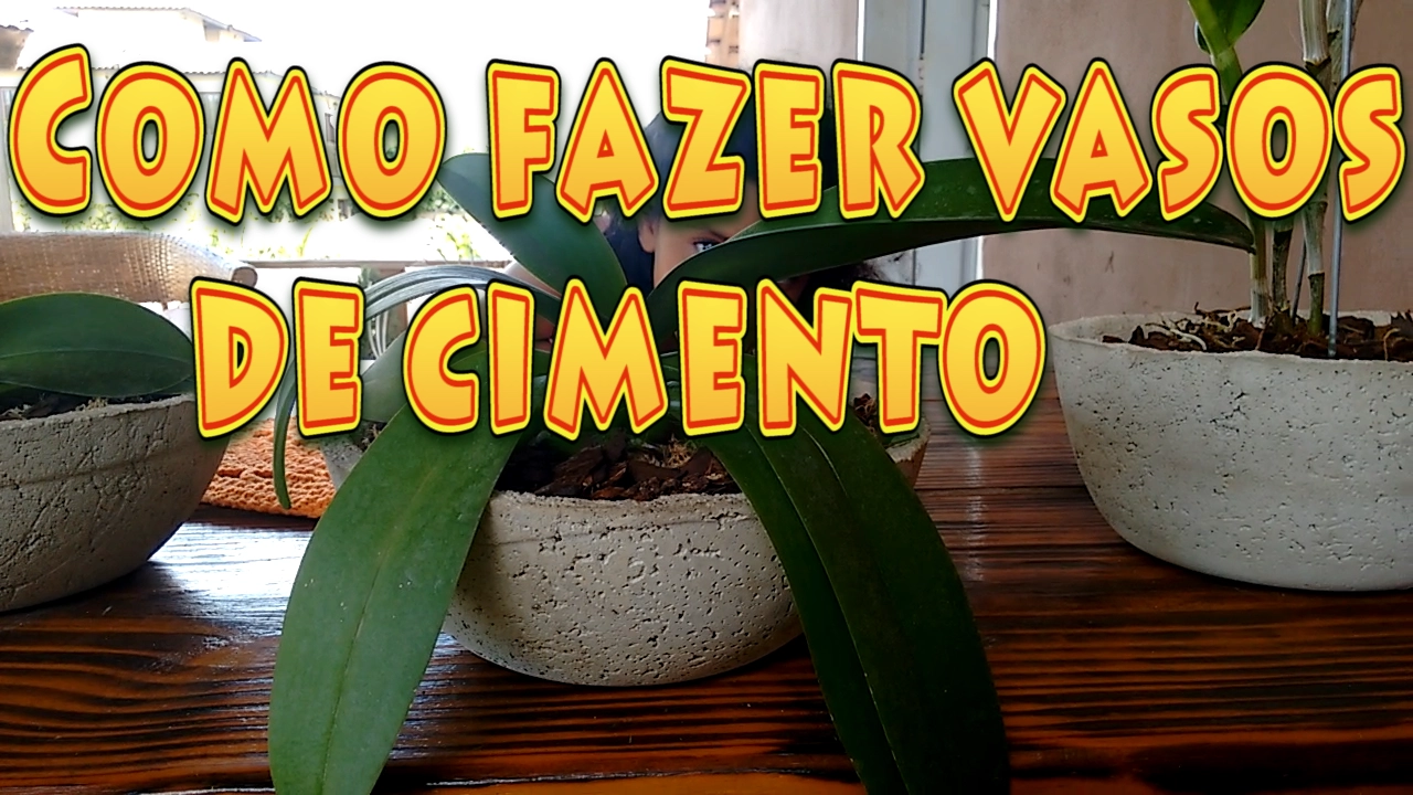 FAZENDO VASOS PARA ORQUÍDEAS