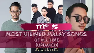 Download [TOP 15] MOST VIEWED MALAY SONGS OF ALL TIME! [UPDATED] DECEMBER 2019 MP3