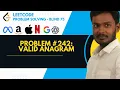 How to Solve Valid Anagram in O n Time LeetCode 242 Java LeetCode 242