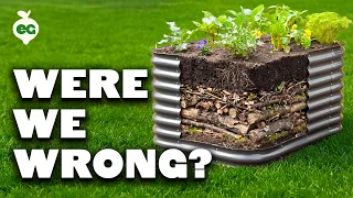 The TRUTH About Filling Raised Garden Beds With Logs...