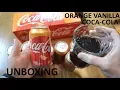 Unboxing Orange Vanilla Coca-Cola 12 Pack of 12 Fluid Ounce Cans