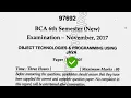 2017 Mdu BCA 6th Sem Reappear Java Question Paper