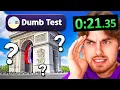 Can I Get the WORLD RECORD on the Dumb Test