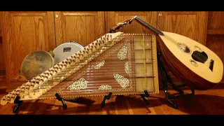 ساعة من الطرب تقاسيم قانون آداء جميل 