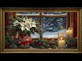 Lagu Christmas Eve At Home, Vintage Oil Painting | Gold Framed TV Art Screensaver with Music