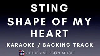 Download Sting - Shape Of My Heart Backing Track / Karaoke / Instrumental With Lyrics MP3