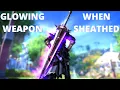 Make your sheathed weapon glow in FFXIV