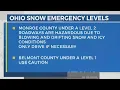 Multiple counties in Ohio on a Level 1 Snow Emergency