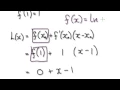 1391 - Linear Approximation
