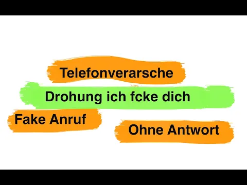 Download MP3 Fake Anruf - Drohung ich Fcke dich - ohne Antwort - Telefonverarsche